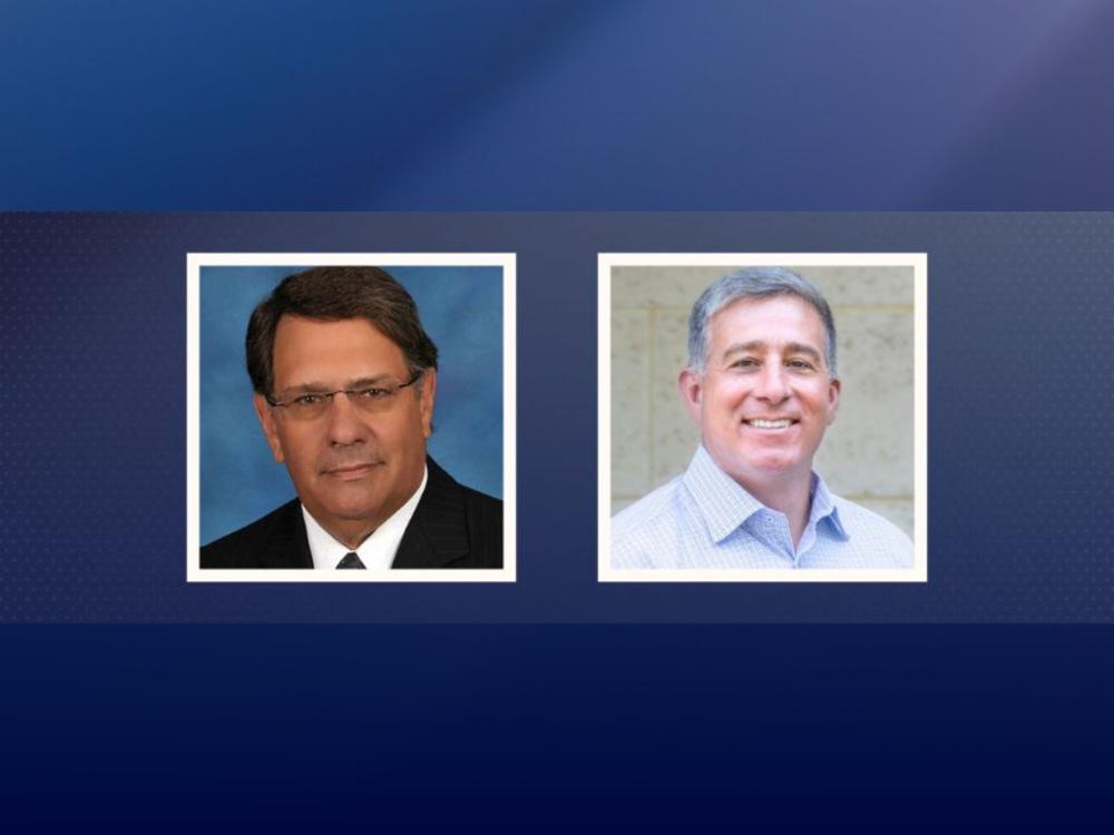 Headshots of Rick Sokolov and Lou March Jr.