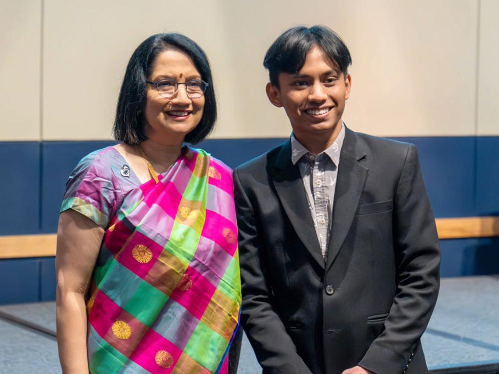 Penn State President Neeli Bendapudi and Muhammad Nazaruddin bin Mohd Salleh.