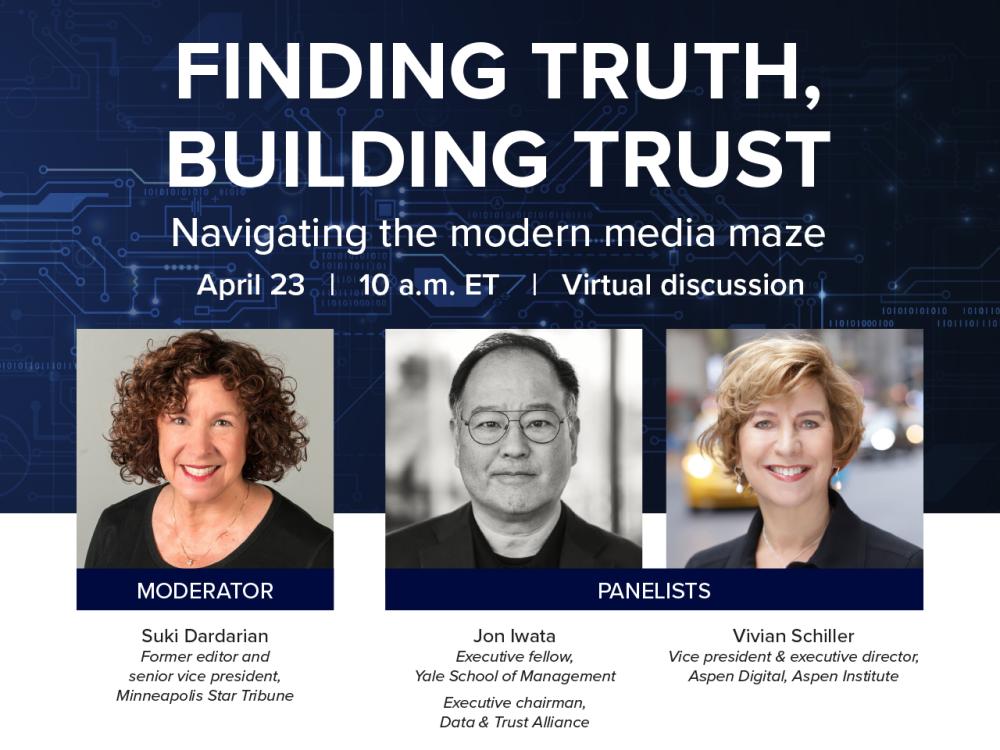 Finding Truth, Building Trust Event