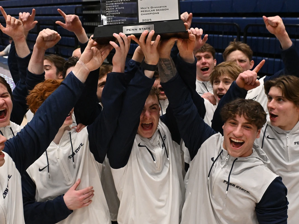 Men's gymnastics celebrates title